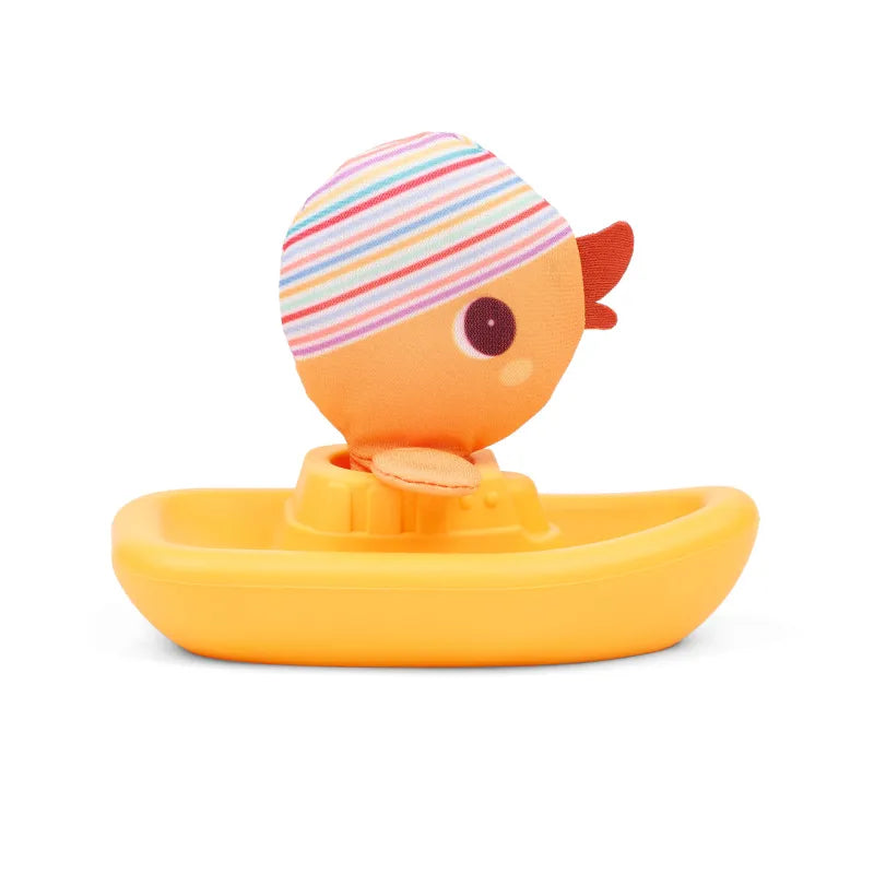 Gaspard el pato y su barco flotante Lilliputiens
