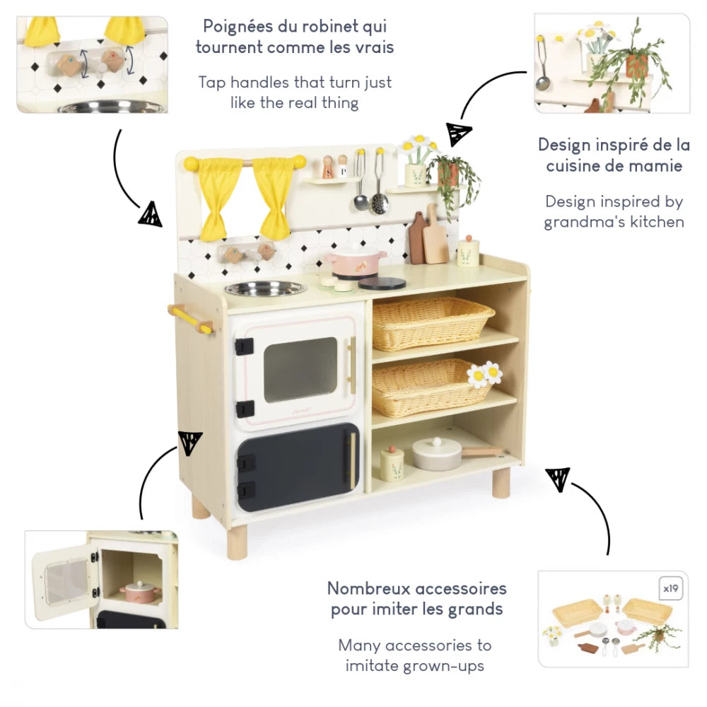 Gran cocina de madera Abuelita Alegre JANOD