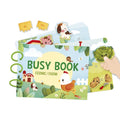 Granja de cartón con libros de actividades (Francés/Inglés) JANOD
