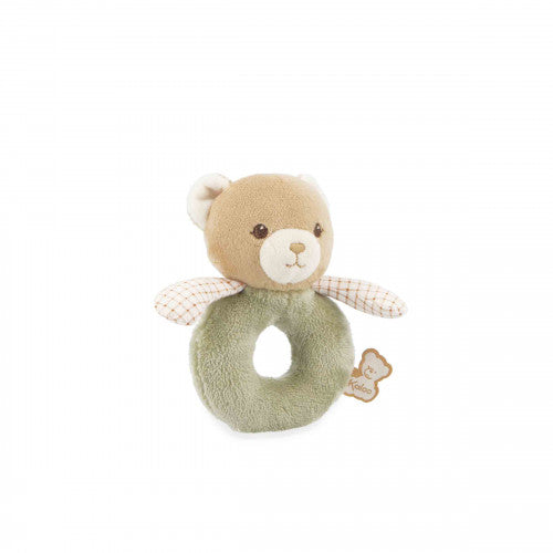 Peluche sonajero de oso verde Kaloo