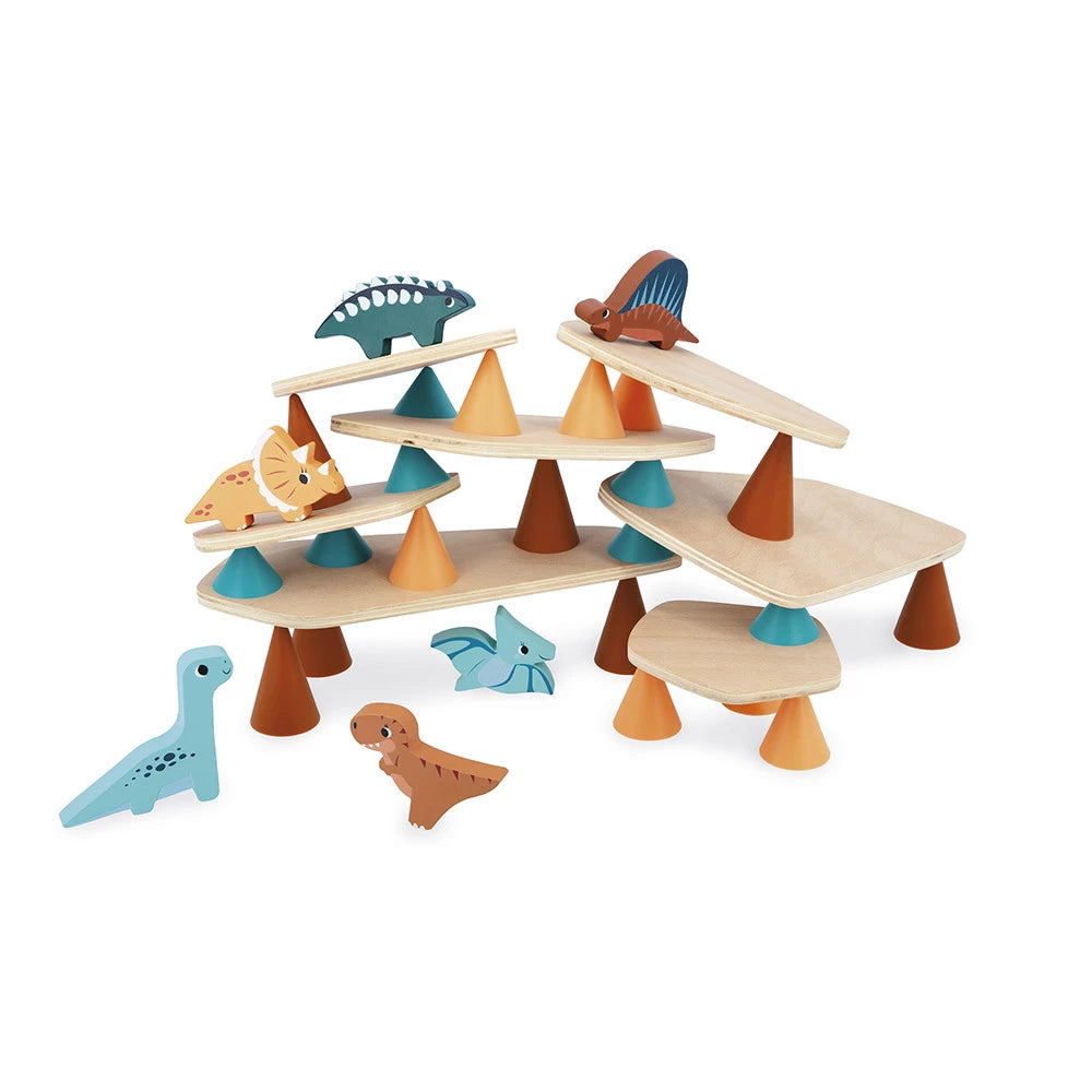 Juego de equilibrio de madera Piks Dino JANOD
