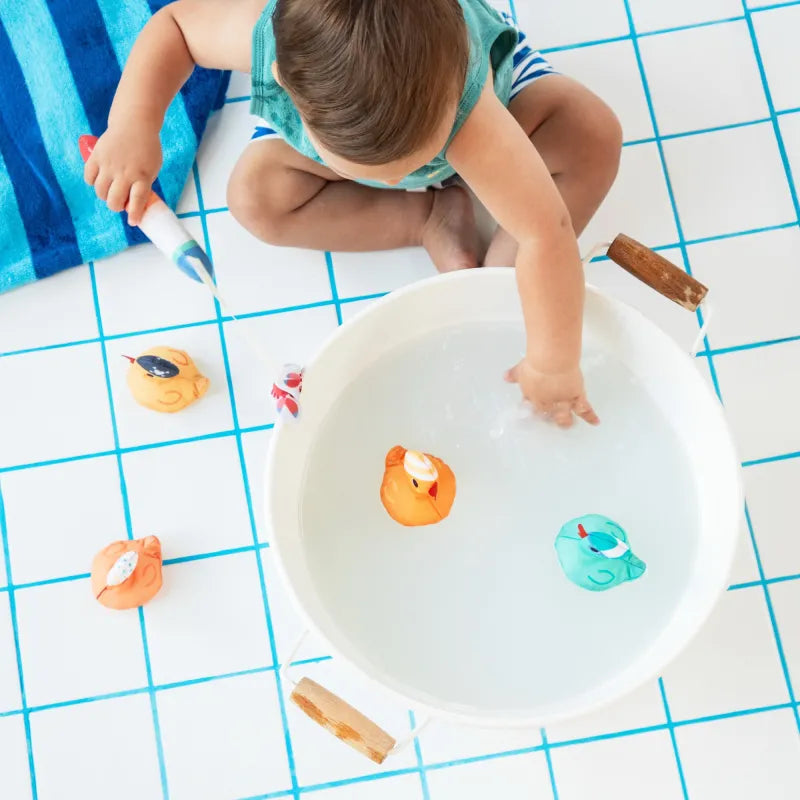 Juego de pesca Gaspard el pato Nuevo Lilliputiens