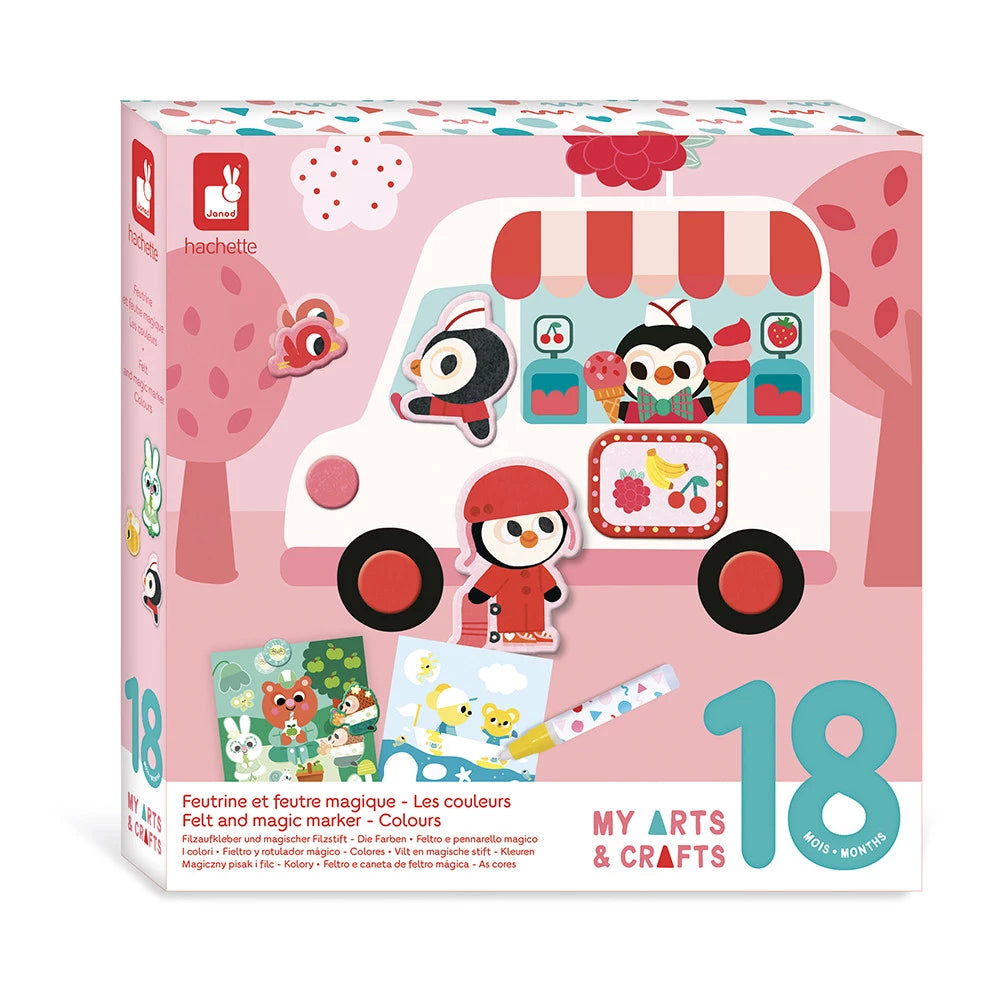 Kit creativo de fieltro y fieltro mágico - 18 meses JANOD