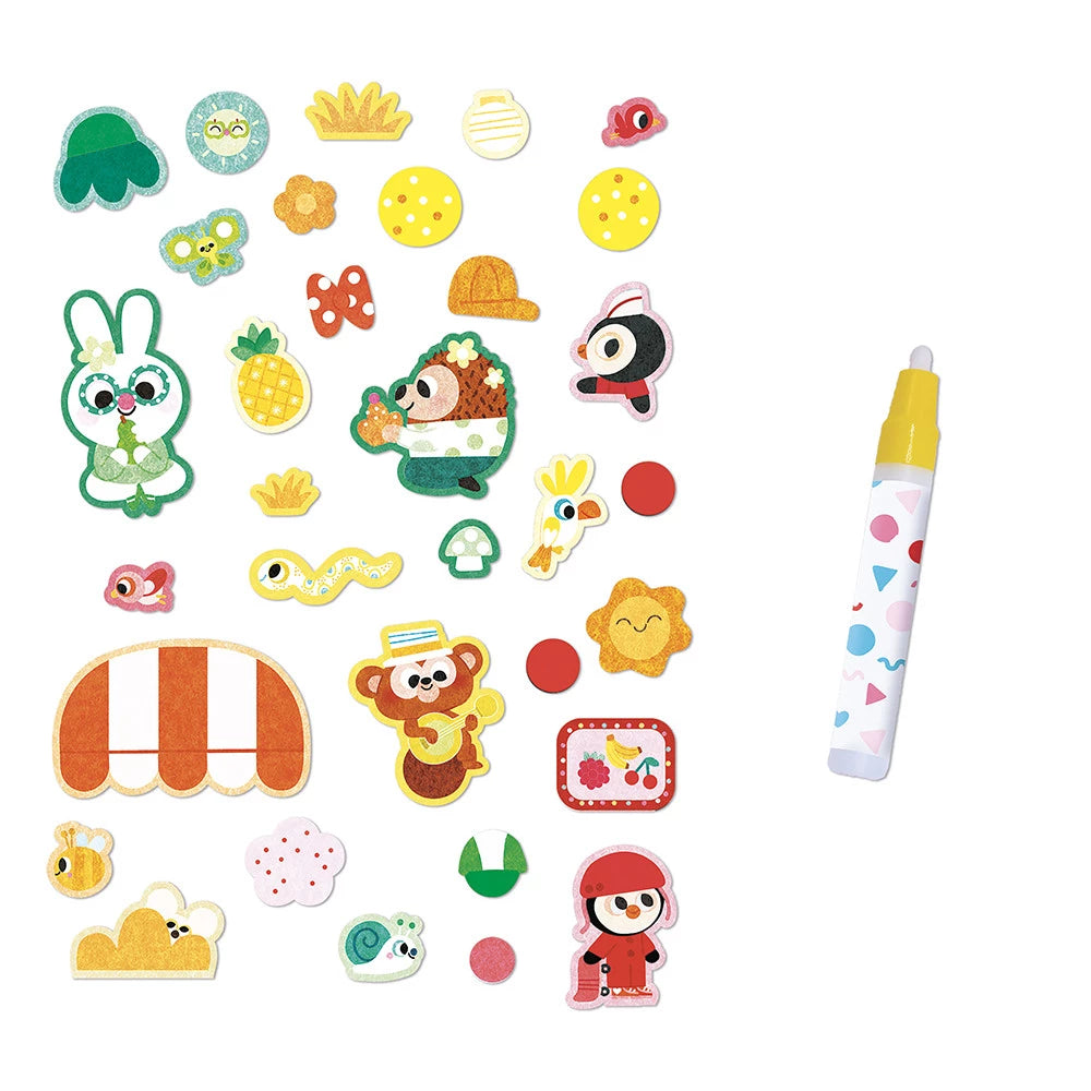 Kit creativo de fieltro y fieltro mágico - 18 meses JANOD