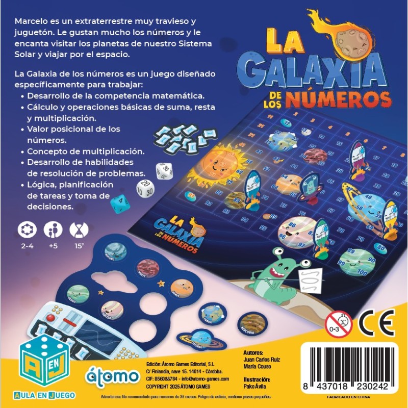 La galaxia de los números ATOMO