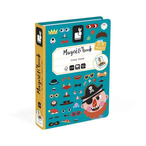 Magneti'Book Crazy Faces JANOD
