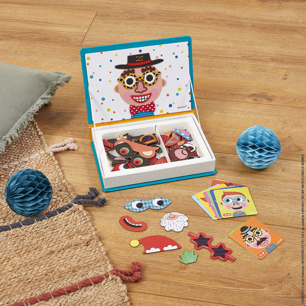 Magneti'Book Crazy Faces Chicos JANOD