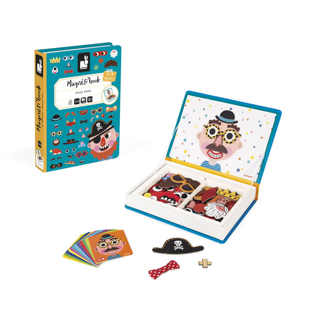 Magneti'Book Crazy Faces Chicos JANOD