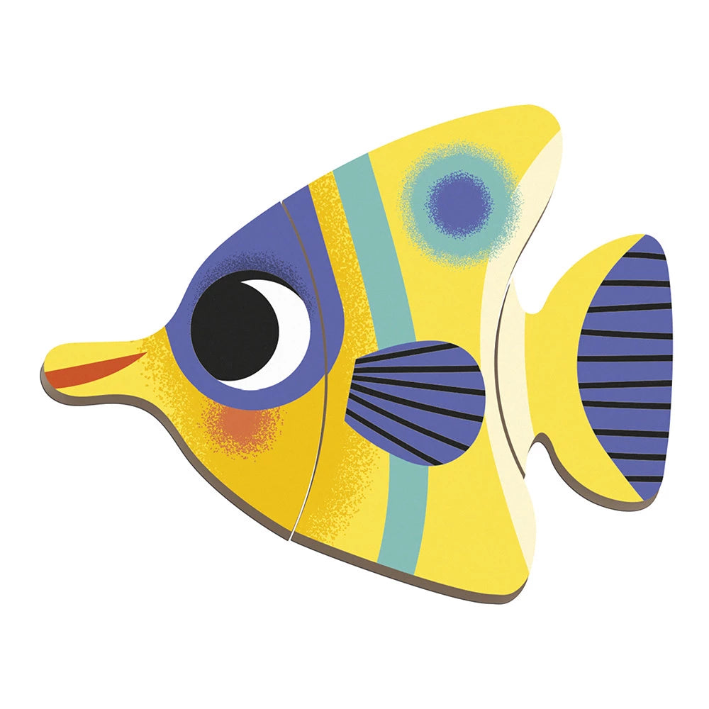 Magnéti'book de peces tropicales, 30 imanes JANOD