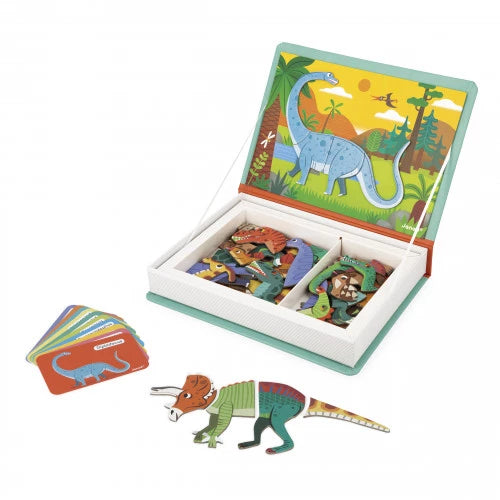 Magneti'book Dinosaurios, 40 imanes JANOD
