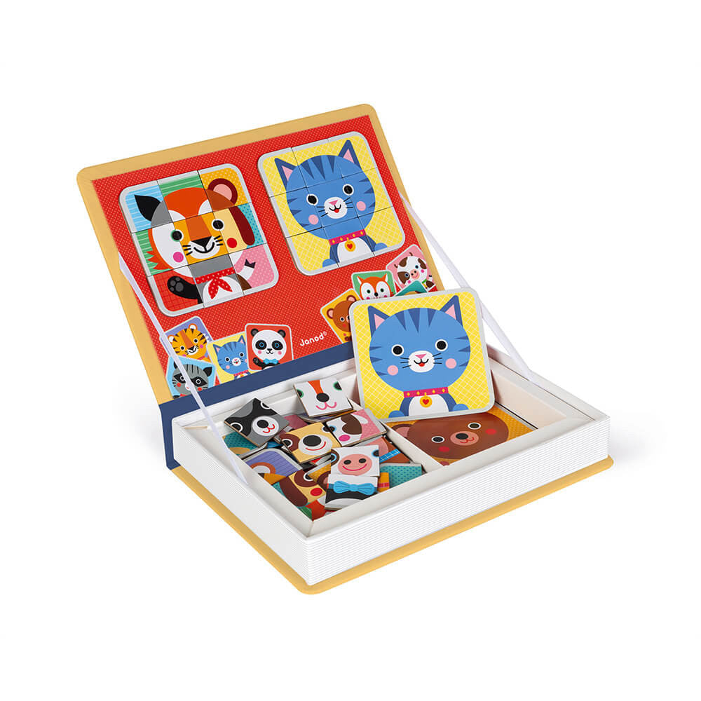 Magneti'book Mix & Match Animales, 72 imanes JANOD