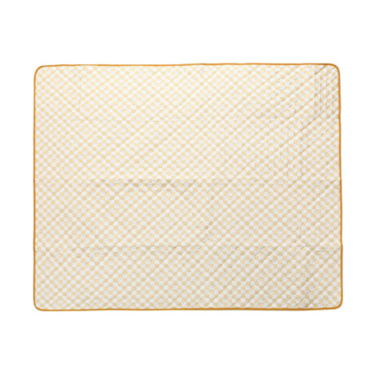 Manta Picnic Stripes Yellow Chess – Monnëka TUTETE