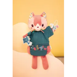Marioneta de mano Jeanne la gata Lilliputiens