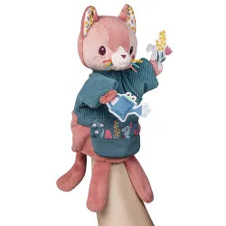 Marioneta de mano Jeanne la gata Lilliputiens