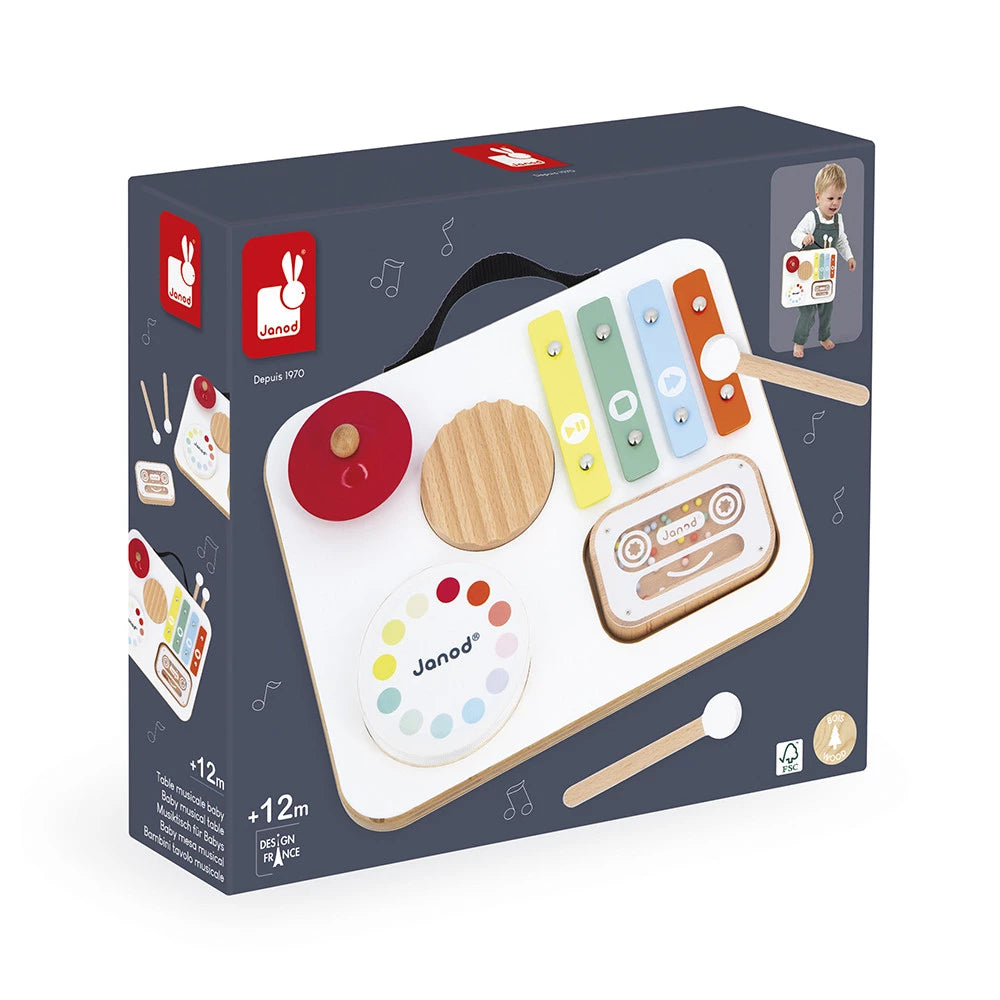 Mesa musical Confetti para bebés JANOD