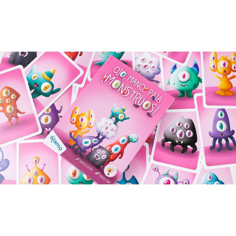 OJO MANO PATA ¡MONSTRUOS! ATOMO