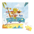 Tarjeta Felicitación Puzzle Viaje por Carretera JANOD