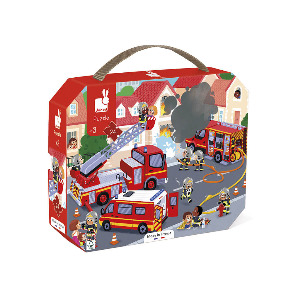 Puzle Bomberos - 24 piezas janod