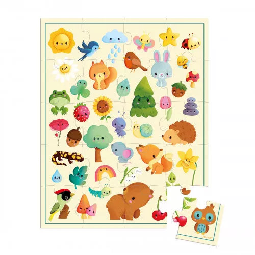 Puzzle De Imágenes De La Naturaleza Janod