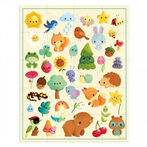 Puzzle De Imágenes De La Naturaleza Janod