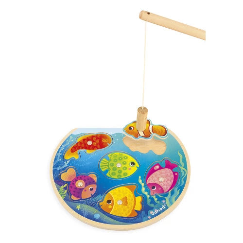 Puzle Magnético / Juego de Pesca Speedy Fish (madera) JANOD