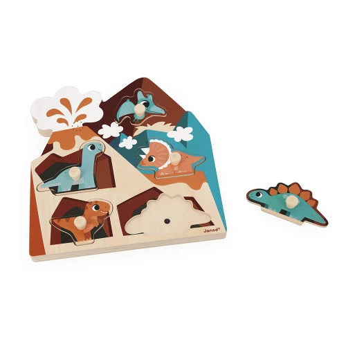 PUZZLE DINO CON SONIDO JANOD