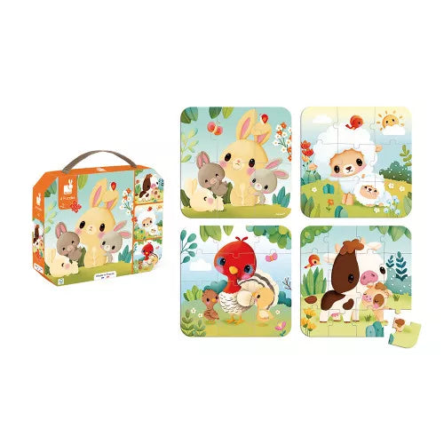 Puzzles en evolución de animales de granja Janod