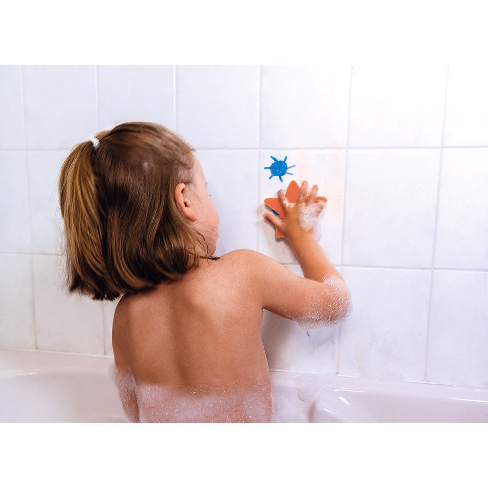 Set 6 Ceras de Baño Y Esponja Janod