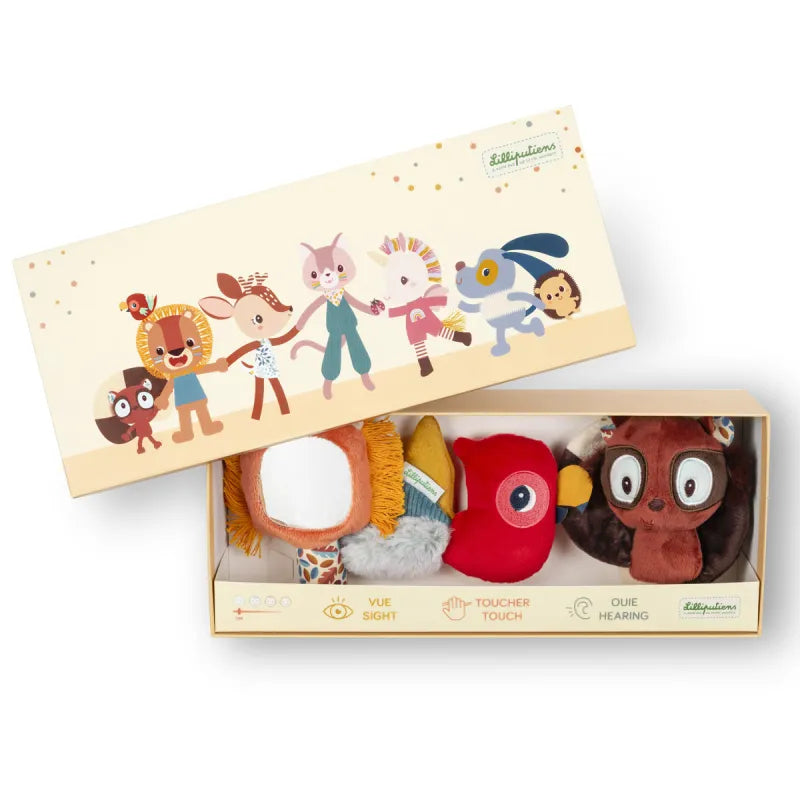 Set de descubrimiento sensorial Jack el leon Lilliputiens