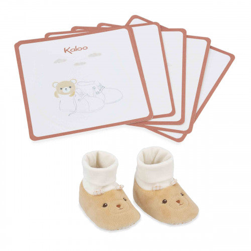 Juego de cartas de zapatilla y oso Kaloo