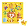 Tarjeta Felicitación Puzzle Cat  JANOD
