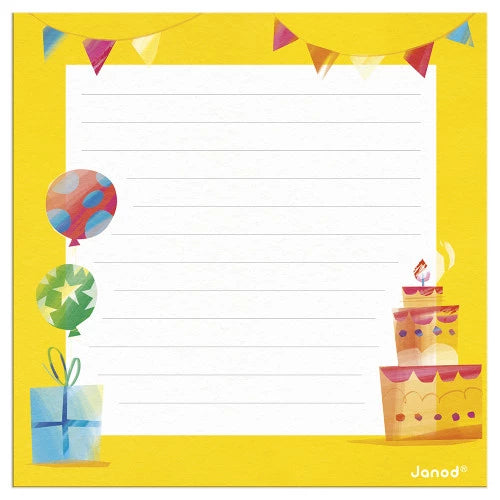 Tarjeta Felicitación Puzzle Cat  JANOD