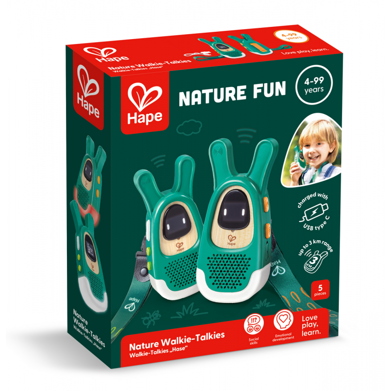 WALKIE-TALKIES DE LA NATURALEZA HAPE